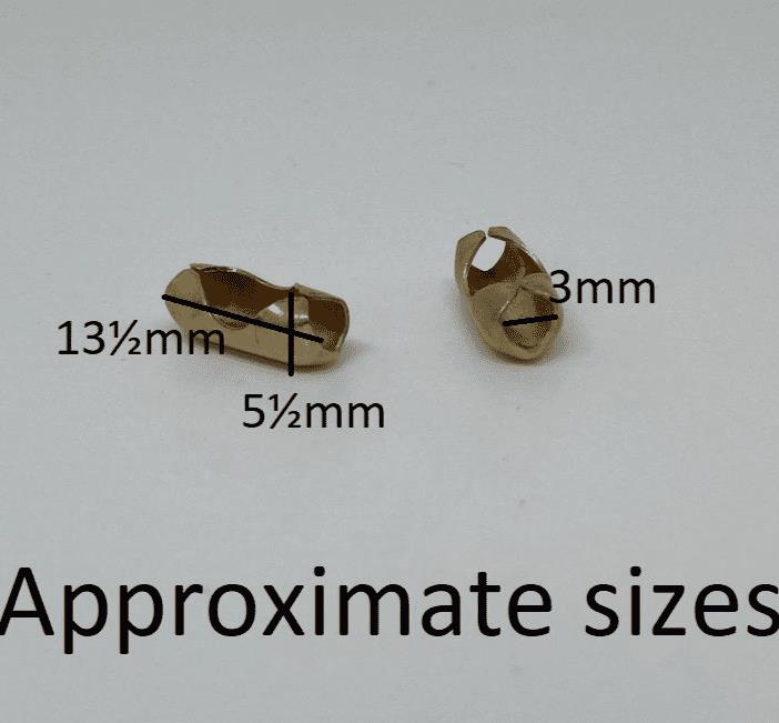 Brass No. 10 Chain Connectors (Pack of 2)